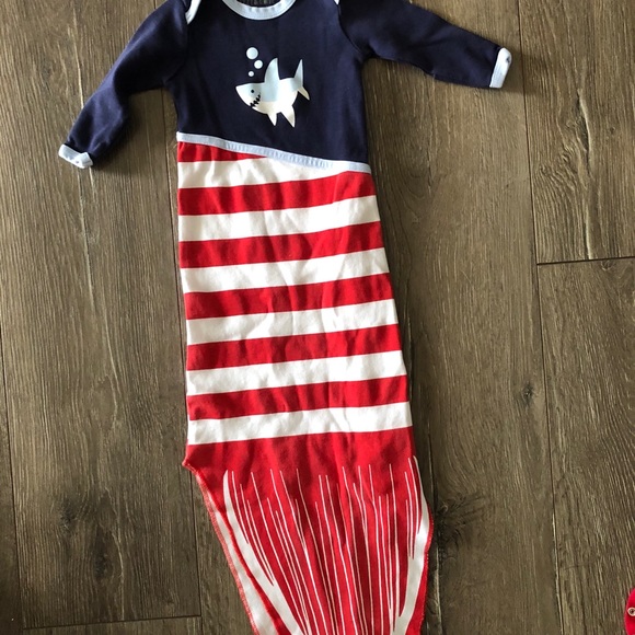 Izzy and Owie shark tail onsie - Picture 2 of 3